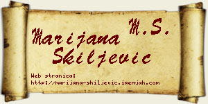 Marijana Škiljević vizit kartica